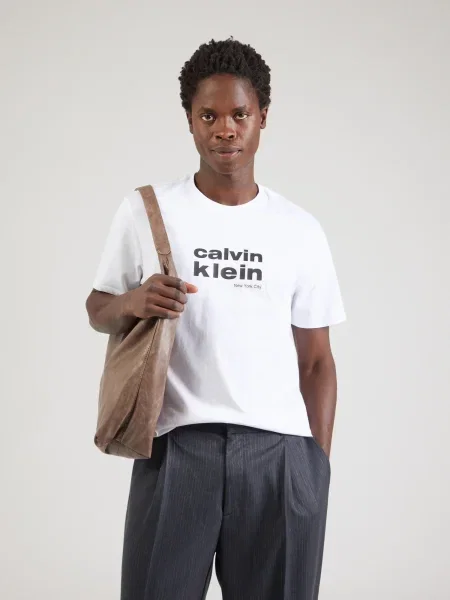 Calvin Klein Jeans Póló fekete fehér
