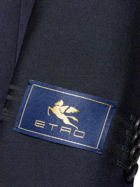 Sacou Etro de lână albastru