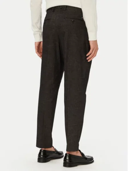 Kalhoty z materiálu Tommy Hilfiger černé