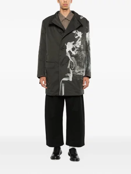 Costum Yohji Yamamoto cu imagine negru