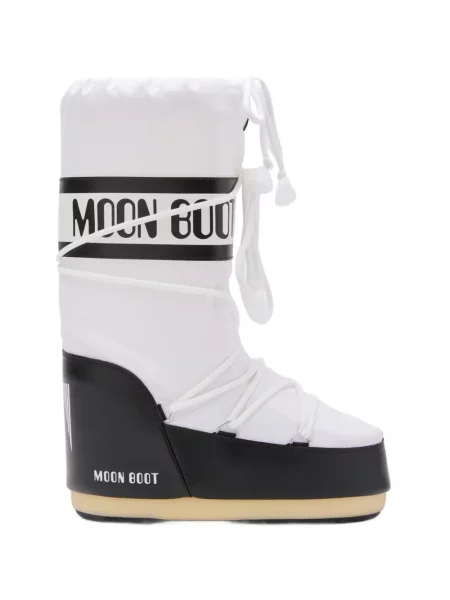 Botki dziecięce Moon Boot białe