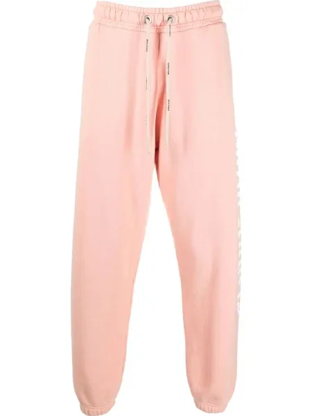 Pantaloni Palm Angels cu imagine roz