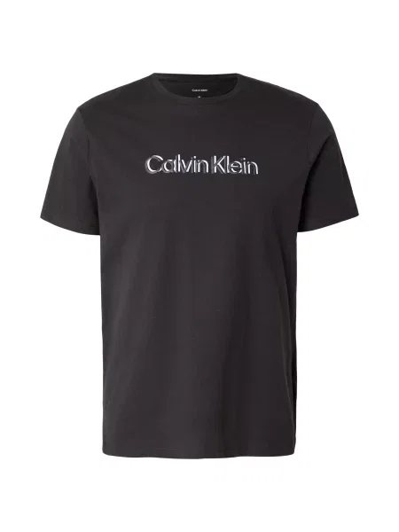 Calvin Klein Tricou SS EU Negru alb