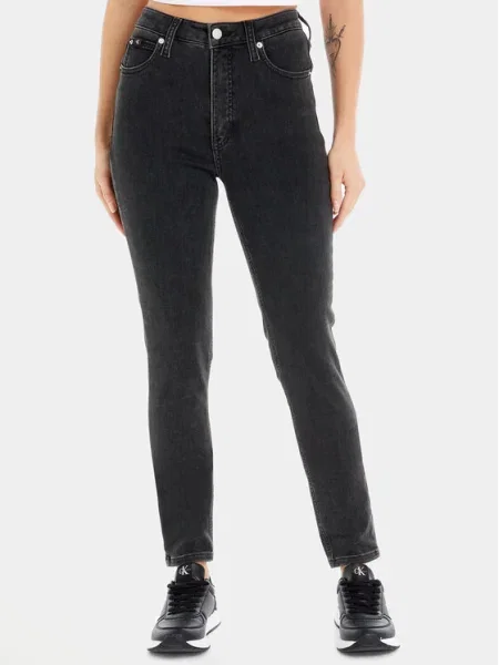 Calvin Klein Jeans Blugi Skinny Fit negru