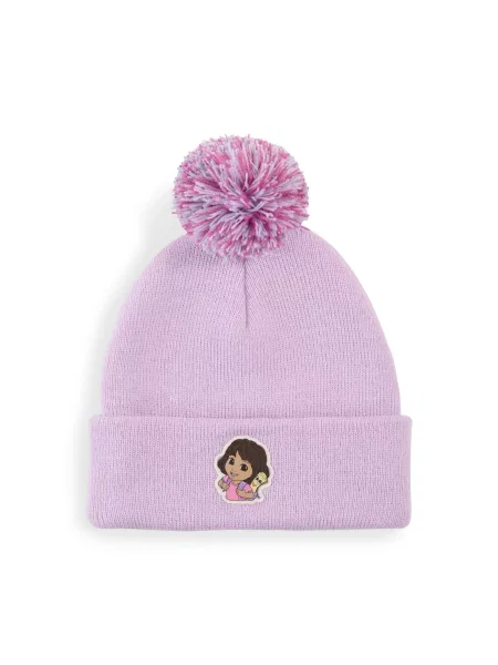 Czapka beanie PUMA × DORA THE EXPLORER Mid Crown z pomponem Akcesoria różowy