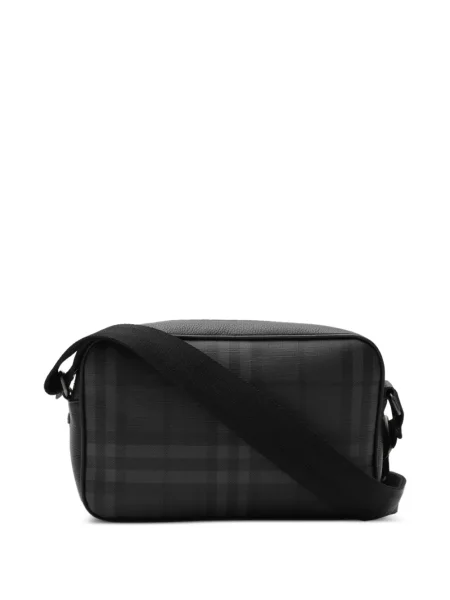 Kockás crossbody táska Burberry szürke