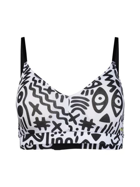 Skiny Sutien negru alb