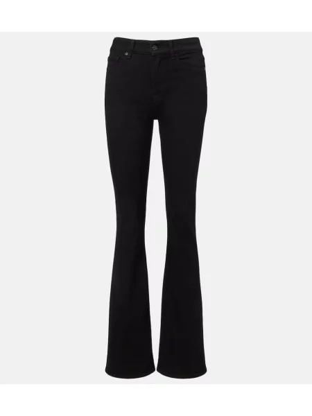 Blugi evazați 7 For All Mankind negru