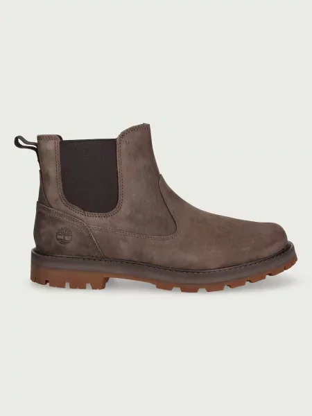 Sztyblety Timberland z nubuku brązowe