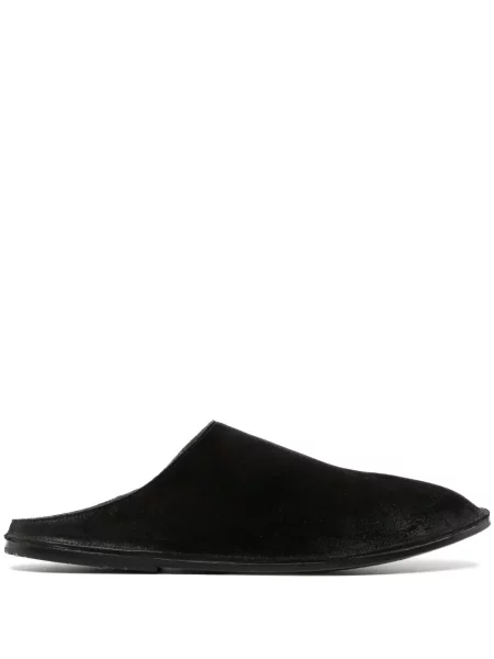 Кожени slip-on чехли Marsell черно