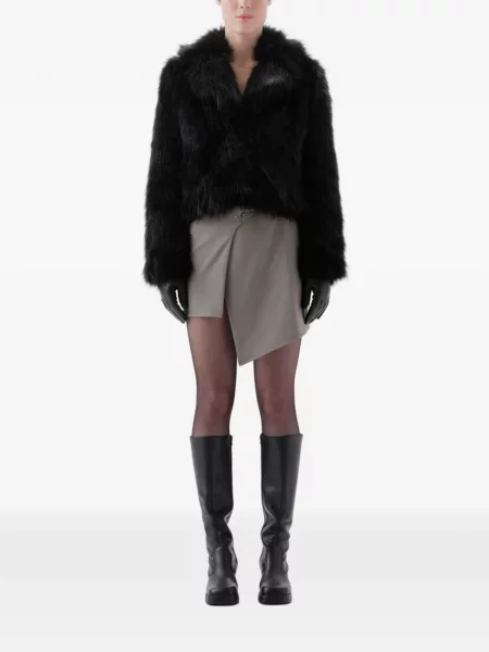Geacă Unreal Fur cu blană negru
