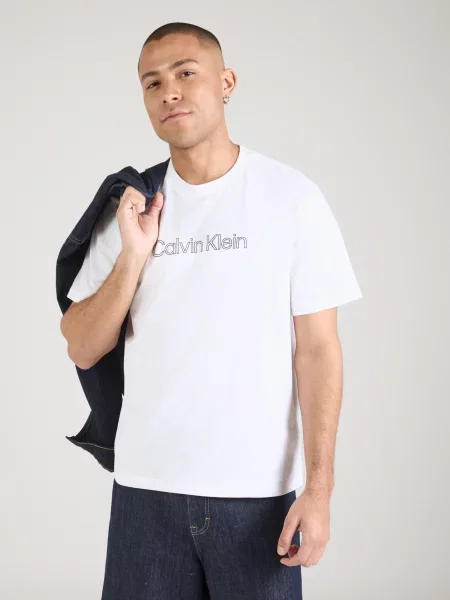 Calvin Klein Jeans Majica crna bijela