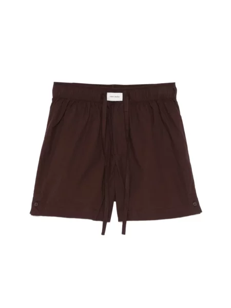 Krótkie piżama szorty Entire Studios brązowe