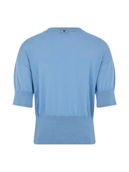 Dzianinowy sweter Herno niebieski