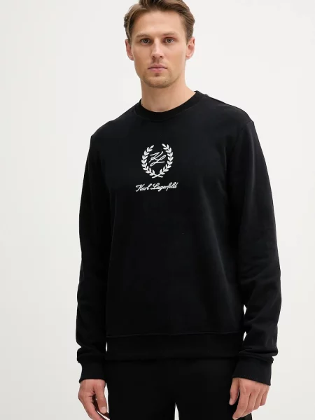 Karl Lagerfeld hanorac de cu imprimeu negru