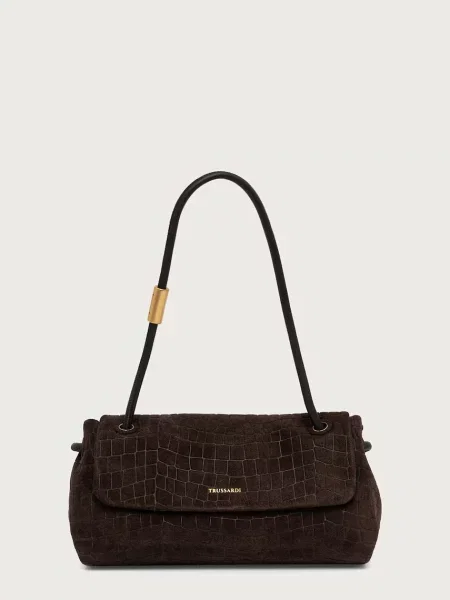 Trussardi kabelka přes rameno hnědá