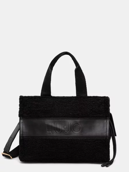 Rucsac Liu Jo din piele de oaie negru