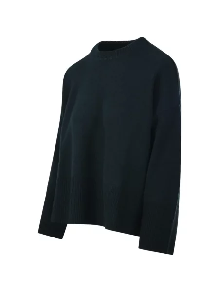 Pulover Beyou cu decolteu rotund verde
