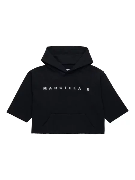 Bluza z kapturem dziecięca Mm6 Maison Margiela czarna