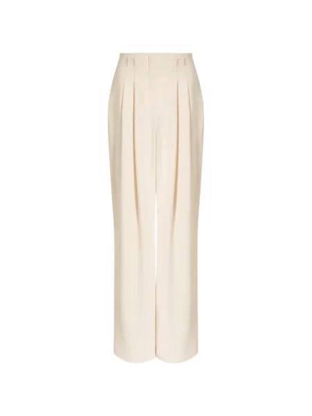 Pantaloni Alberta Ferretti alb