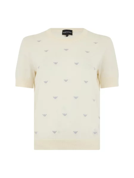Sweter Emporio Armani beżowy