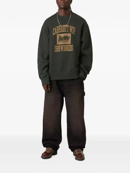 Hanorac Carhartt Wip cu imagine verde