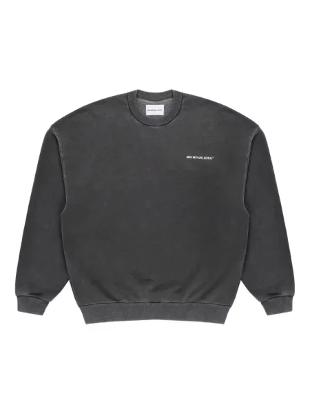 Суитчър Mki Miyuki Zoku с кръгло деколте сиво