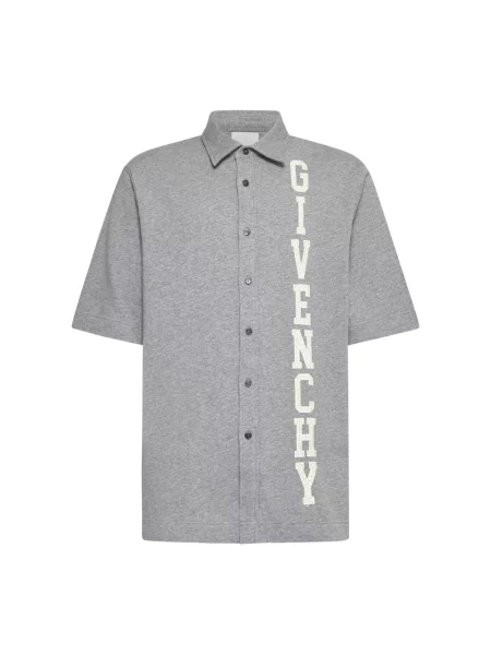 Koszula z krótkim rękawem Givenchy z dżerseju szara