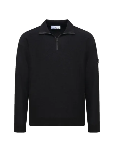 Pulover Stone Island cu strasuri negru