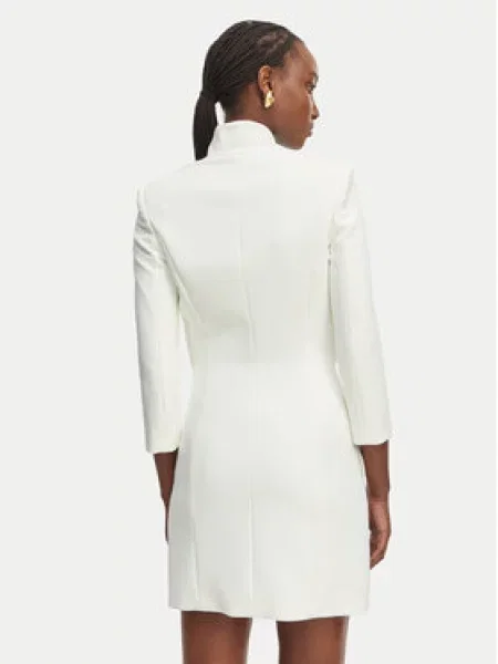 Elisabetta Franchi Cocktail obleka bela