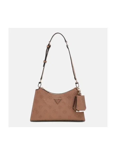 Crossbody kabelka Guess hnedá