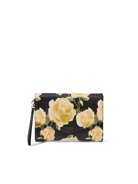 Ted Baker Clutch RAYMI galben deschis / verde kiwi / rosé negru