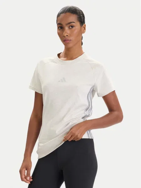 Adidas Футболка Holiday Slim Fit бежевий