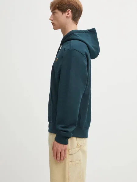 Bluza z kapturem Carhartt Wip z kapturem zielona