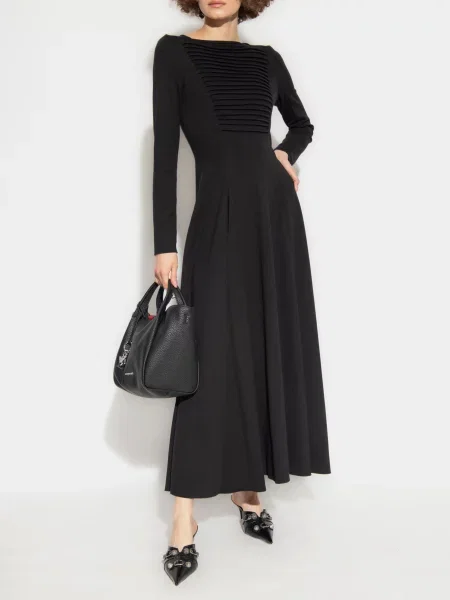 Макси платье Emporio Armani черное