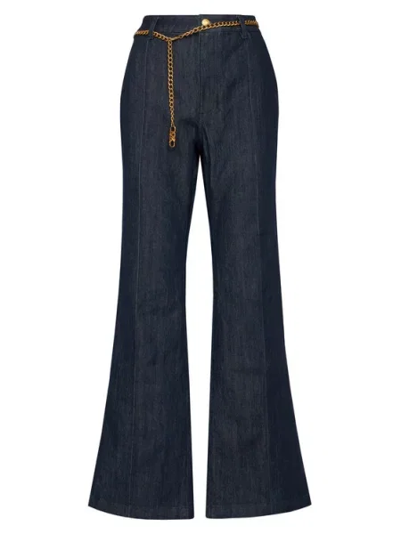 MICHAEL Michael Kors Jeans hlače Mornarsko Bootcut Fit modra