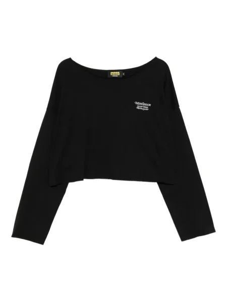 Tricou Mini Cream cu broderie negru