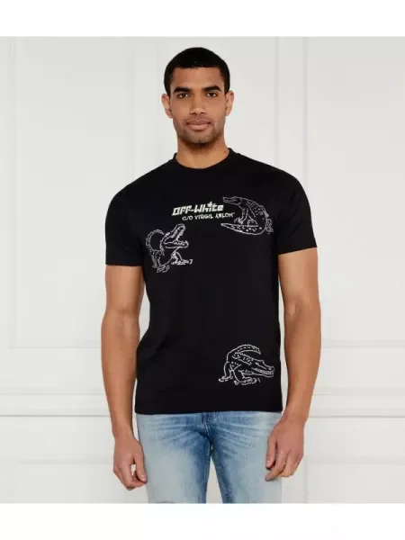 OFF-WHITE Tricou PARADIS alb