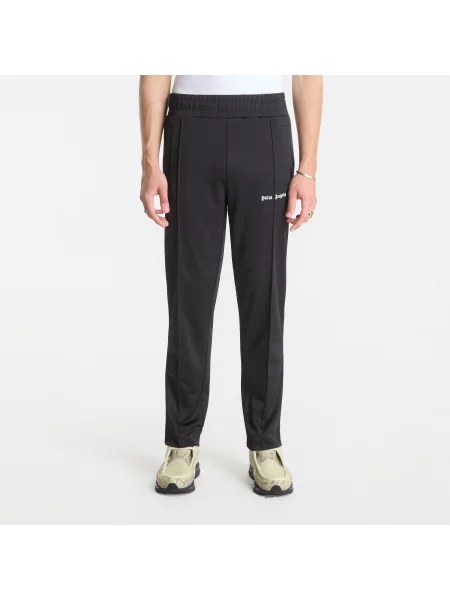 Pantaloni de trening Palm Angels Classic Logo Track Pants Black/ Off White M alb