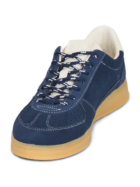 Semišové tenisky Tommy Jeans modrá