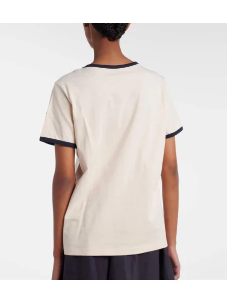 Tricou Moncler din jerseu albastru