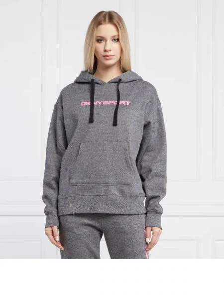 DKNY Sport Hanorac LAYERED | Relaxed fit gri