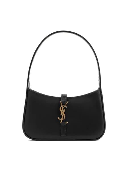Torebka hobo Saint Laurent skórzana czarna