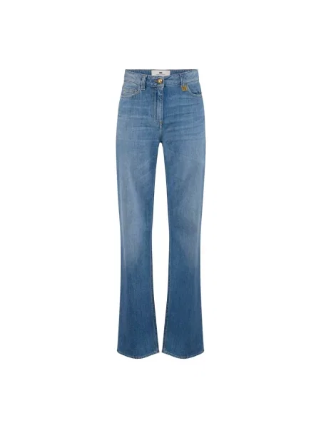 Spodnie Elisabetta Franchi niebieskie