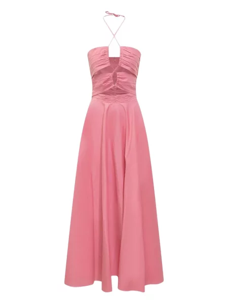 Rochie maxi Actualee de costum roz