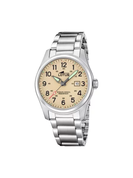 Lotus Analogové hodinky Date watch Minimalist For Him' hnědá