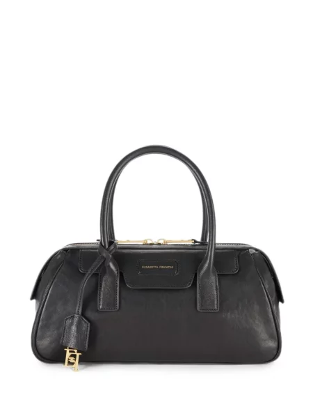 Geantă Elisabetta Franchi din piele negru