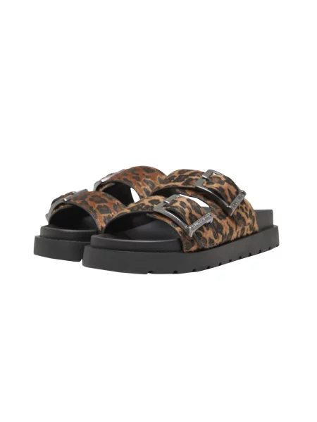 BUFFALO Šľapky Raya Ari hnedá čierna