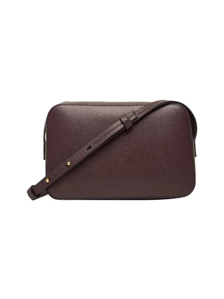 Calvin Klein Geantă Foil Logo Elongated Camera Bag Vișiniu maro