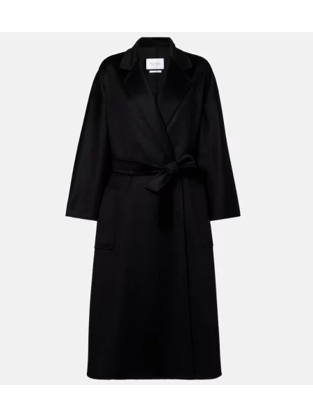 Palton Max Mara din cașmir negru